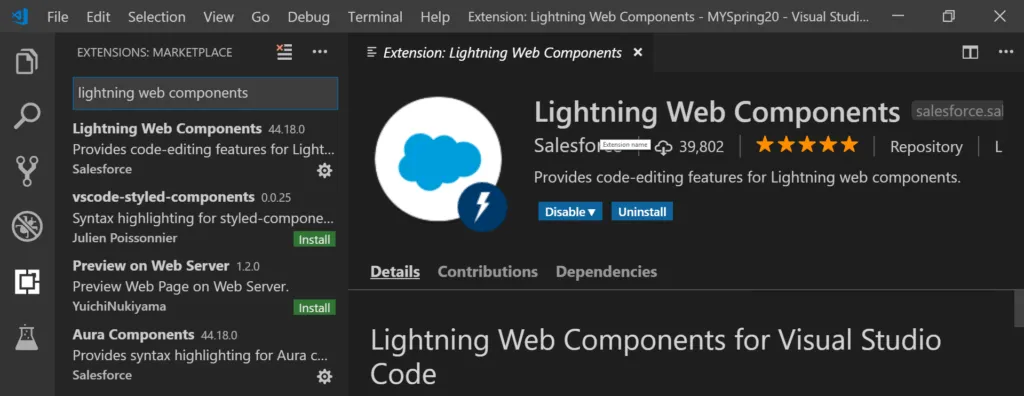 lightning web component